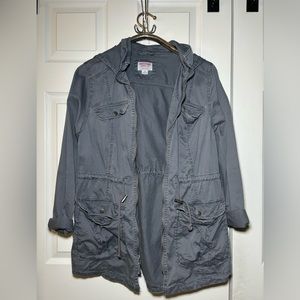 Mossimo grey utility jacket size XL